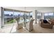 Elegant dining area with city views at 3111 Bel Air Dr # 21A & 21C, Las Vegas, NV 89109