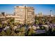 Stunning high-rise residential building with lush landscaping and panoramic city views at 3111 Bel Air Dr # 21A & 21C, Las Vegas, NV 89109