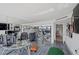 Modern living area setup with office space and skyline views at 3111 Bel Air Dr # 21A & 21C, Las Vegas, NV 89109