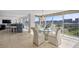 Open concept living and dining area featuring city views at 3111 Bel Air Dr # 21A & 21C, Las Vegas, NV 89109