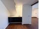 A wet bar area is tucked under the stairs at 3270 Liahona Way, Las Vegas, NV 89121