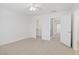 Spacious bedroom features plush carpeting and an ensuite bath at 3621 Arcadian Sea St, Las Vegas, NV 89106