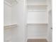 Walk-in closet featuring modern racks and shelving for optimal storage solutions at 3621 Arcadian Sea St, Las Vegas, NV 89106