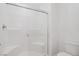 Contemporary bathroom with glass-enclosed shower and sleek fixtures at 3621 Arcadian Sea St, Las Vegas, NV 89106