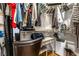 Walk-in closet with rod and shelf storage, plus a vanity area, offering ample space and organization at 3673 Ian Thomas St # 201, Las Vegas, NV 89129
