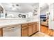 Functional kitchen area, open access to the living room, and modern appliances at 3673 Ian Thomas St # 201, Las Vegas, NV 89129