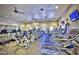 Well-equipped fitness center with treadmills, stationary bikes, and weight machines promotes a healthy lifestyle at 3712 Garnet Heights Ave, North Las Vegas, NV 89081
