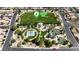 Beautiful aerial view of Prescott Park featuring amenities and open green spaces at 4408 Oasis Plains Ave, North Las Vegas, NV 89085