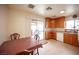 Bright dining area with sliding glass doors and a view of the backyard at 4616 E Idaho Ave, Las Vegas, NV 89104