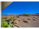 Expansive desert landscape with distant mountains under a clear blue sky at 483 Marina Cv, Boulder City, NV 89005