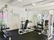 Well-equipped gym featuring modern weightlifting equipment, ideal for fitness enthusiasts at 668 Oakmont Ave # 1715, Las Vegas, NV 89109