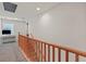 Upstairs landing featuring a desk and office area, offering a versatile space with carpet flooring at 953 Via Del Tramonto St, Henderson, NV 89011