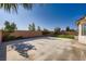 Expansive backyard featuring a basketball hoop and ample space for activities at , Las Vegas, NV 89149