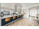 Large kitchen island with seating, stainless steel appliances, and open floor plan at , Las Vegas, NV 89149