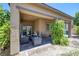 Enjoy an inviting covered patio and a low maintenance backyard at 10181 Mount Harlow Ct, Las Vegas, NV 89141