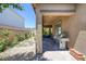 Relax on the patio and enjoy a barbecue in the low maintenance backyard at 10181 Mount Harlow Ct, Las Vegas, NV 89141