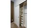 Open closet with shelves and hanging space at 10404 Mystic Pine Rd, Las Vegas, NV 89135