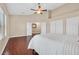 Bedroom with a fan and plenty of closet space at 10673 Bonchester Hill St, Las Vegas, NV 89141