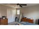 Bedroom with carpet floors, neutral walls, and a small window at 10804 Mason Hill Ave, Las Vegas, NV 89166