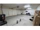 Spacious three car garage with ample room for parking and storage at 210 Magnolia Blvd, Pahrump, NV 89048
