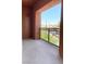 Private condo balcony offers outdoor space with secure metal railing and storage to enjoy city views at 23 E Agate Ave # 308, Las Vegas, NV 89123