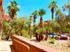 Lush courtyard with palm trees and landscaping, provides a peaceful oasis at 23 E Agate Ave # 308, Las Vegas, NV 89123