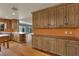 A kitchen with lots of counter space and cabinets for storage and an island at 2825 Brianwood Ct, Las Vegas, NV 89134