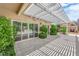 Spacious patio with an outdoor fireplace and covered area, perfect for entertaining at 2825 Brianwood Ct, Las Vegas, NV 89134