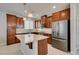 A well-equipped kitchen showcases stainless steel appliances, granite countertops, and lots of storage at 5023 Salt River Ave, Las Vegas, NV 89139