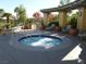 Inviting hot tub area featuring comfortable seating, lush greenery, and tranquil atmosphere, ideal for relaxation at 5147 Progresso St, Las Vegas, NV 89135