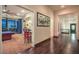 Spacious hallway leading to a game room, dining area, and other parts of the home at 583 Saint Croix St, Henderson, NV 89012