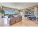 Spacious living room with city views, stone floors, and comfortable seating at 583 Saint Croix St, Henderson, NV 89012
