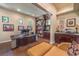 Well-appointed home office with built-in shelving and plenty of workspace at 583 Saint Croix St, Henderson, NV 89012