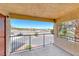 Spacious balcony overlooking street with a view of the surrounding neighborhood at 601 Cabrillo Cir # 536, Henderson, NV 89015