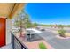 Balcony showcasing neighborhood views with mature landscaping at 601 Cabrillo Cir # 536, Henderson, NV 89015