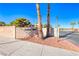 A view of Cabrillo Terrace's well-maintained community entrance on a clear day at 601 Cabrillo Cir # 536, Henderson, NV 89015