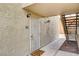 Apartment entryway with security door and stairs at 7300 Pirates Cove Rd # 1032, Las Vegas, NV 89145