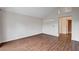 Open-concept living room with hardwood floors and natural light at 8224 Horseshoe Bend Ln, Las Vegas, NV 89113
