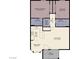 Detailed floor plan showcasing the layout of the home, including room dimensions and features at 890 Kitty Hawk Dr # 2412, Mesquite, NV 89027