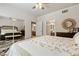 Spacious bedroom with a large bed, closet, and ensuite bathroom access for added convenience at 890 Kitty Hawk Dr # 2412, Mesquite, NV 89027