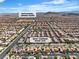 Aerial view of a residential neighborhood, with Nathaniel Jones Park nearby; located at 9047 Harbor Wind Ave at 9047 Harbor Wind Ave, Las Vegas, NV 89178