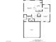 Floor plan of the first floor, highlighting kitchen, dining room, living room, and garage at 9451 Natoma Station Pl, Las Vegas, NV 89123