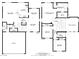 Detailed floor plan showcasing layout of the two-story home, including room dimensions at 9451 Natoma Station Pl, Las Vegas, NV 89123