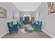Cozy sitting area with comfortable chairs and stylish decor at 112 Springbough Ln, Las Vegas, NV 89138
