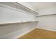 Walk-in closet with shelves and hanging storage at 1371 Cumulus Ct, Henderson, NV 89014