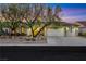 Well-maintained home exterior featuring a three-car garage and mature shade trees at 1637 Wellington Springs Ave, Henderson, NV 89052