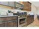 Well-equipped kitchen with stainless steel appliances, granite countertops, and ample cabinet space at 2079 Port Royal Dr, Laughlin, NV 89029