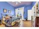 Bright bedroom with hardwood floors and balcony access with great view at 2200 Glenbrook Way, Las Vegas, NV 89117