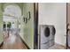 Convenient laundry room with modern washer and dryer units at 2200 Glenbrook Way, Las Vegas, NV 89117