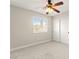 Bedroom features plush carpeting, ceiling fan with light kit and closet with sliding doors at 3524 Colby Creek Ave, North Las Vegas, NV 89081